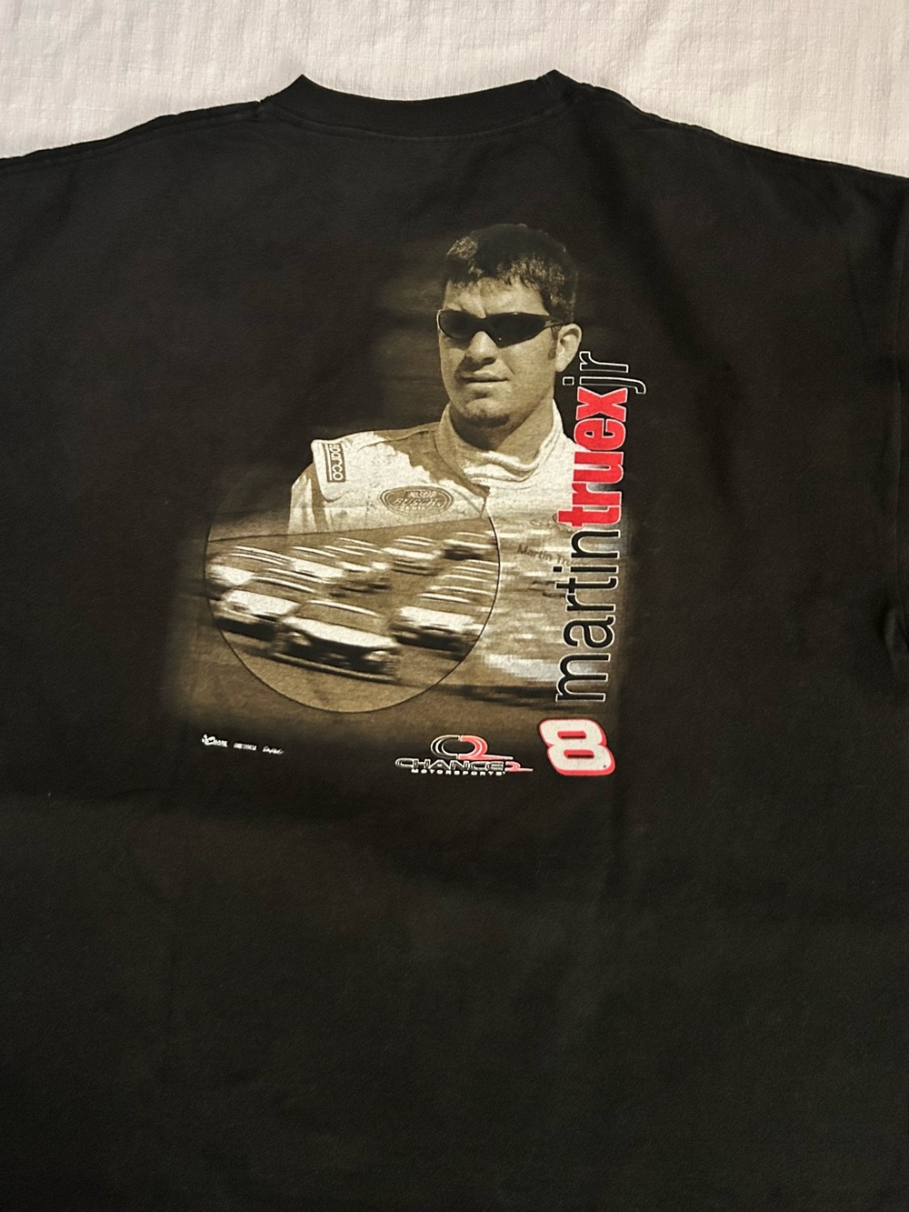 Vintage Chase Authentics Dale Earnhardt NASCAR Graphic Tee Shirt XL